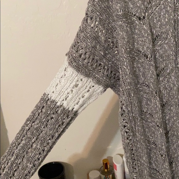 Gray and White Cardigan - Picture 2 of 3